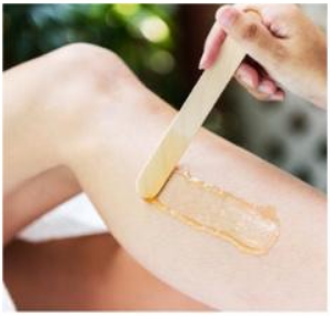 Depilación con cera corporal