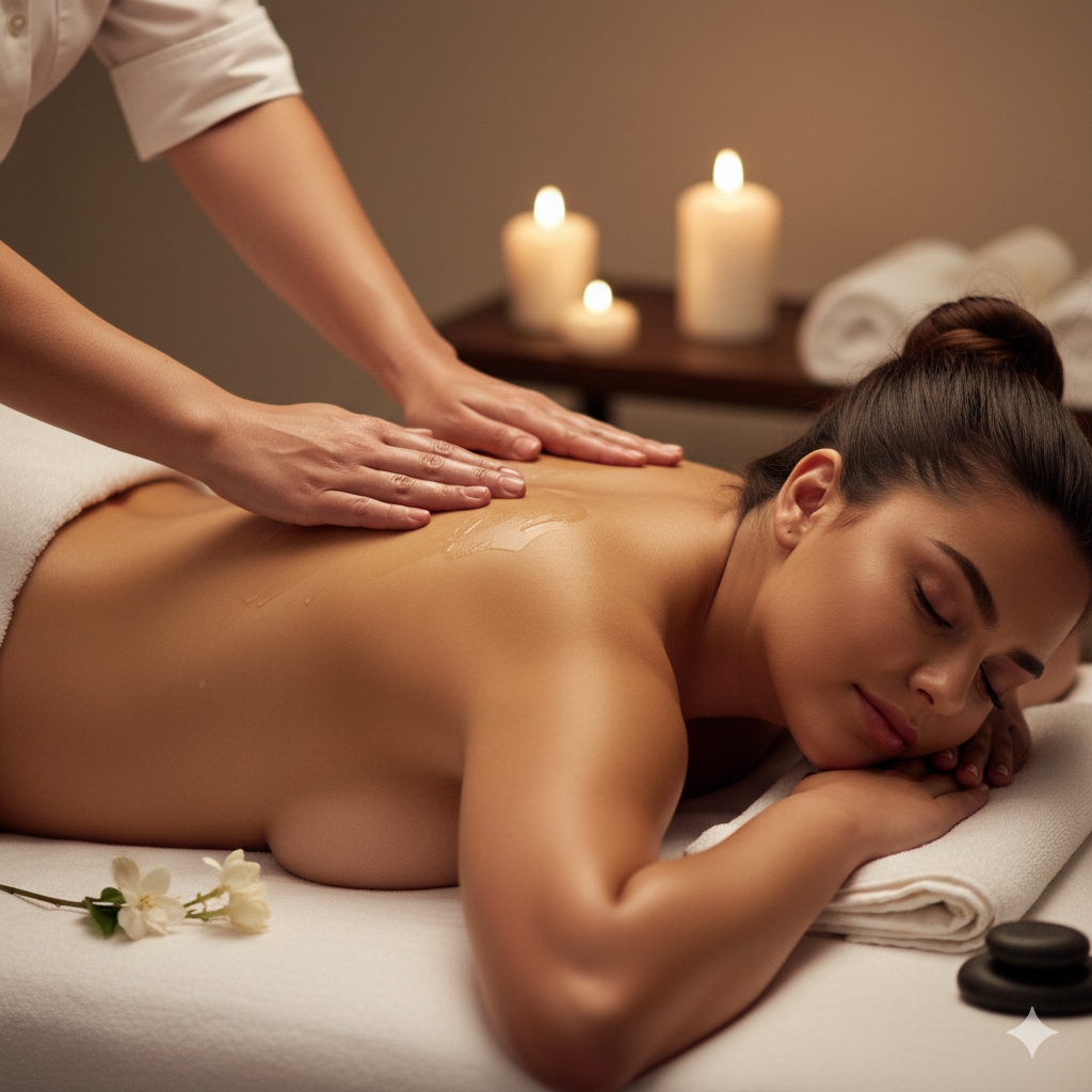 Masaje Relajante de cuerpo completo (60 min)